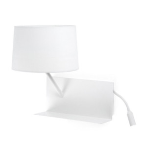 HANDY WHITE WALL LAMP WITH...